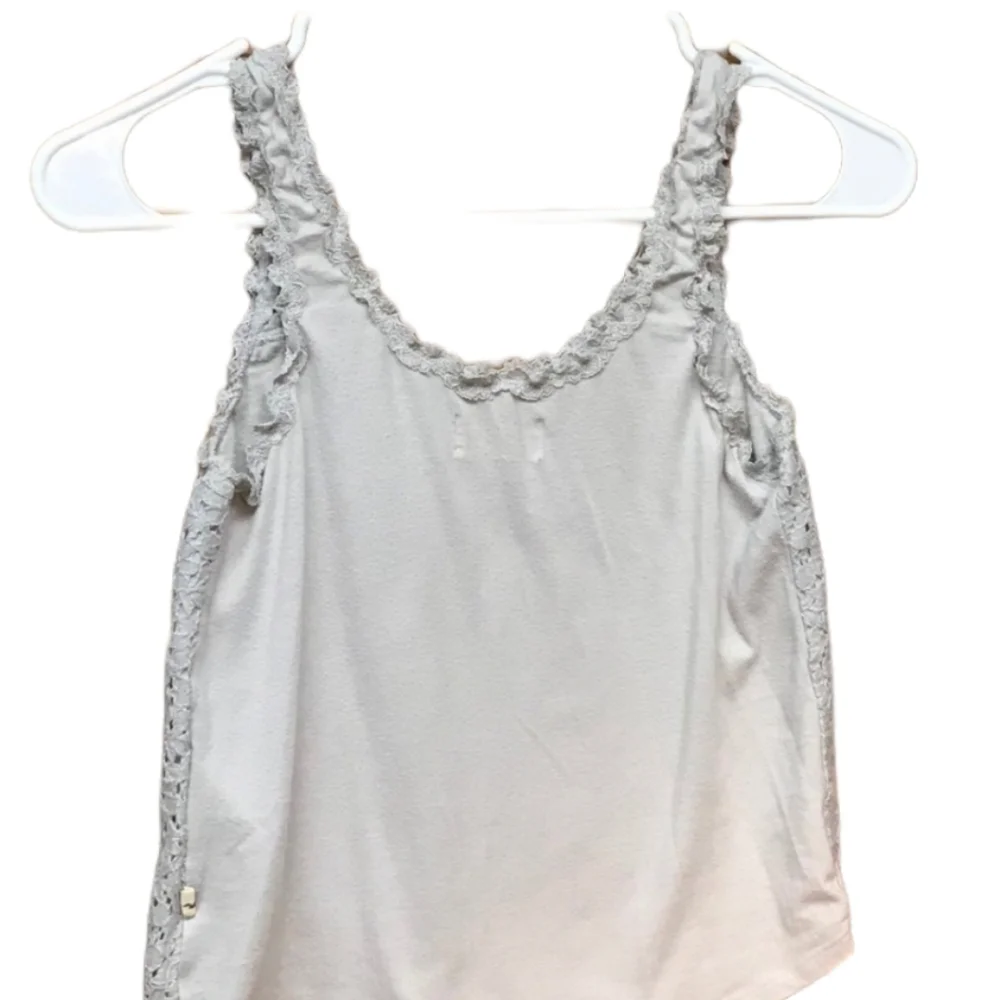 Hollister Floral Gray Lace Tank XS - Picture 3 of 8